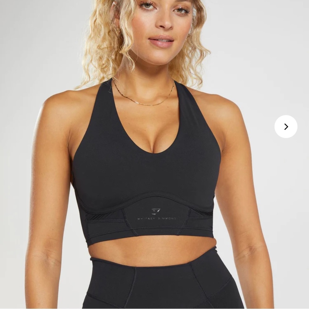 ✨DISO : Black & White Whitney Longline Bra